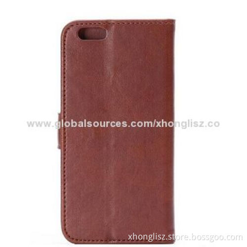 Colorful Universal Flip Leather Wallet Cases for iPhone 6 with Credit Card